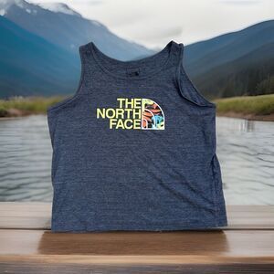 The North Face Girls Tank Top Shirt Sz Large (14/16) Blue Colorful